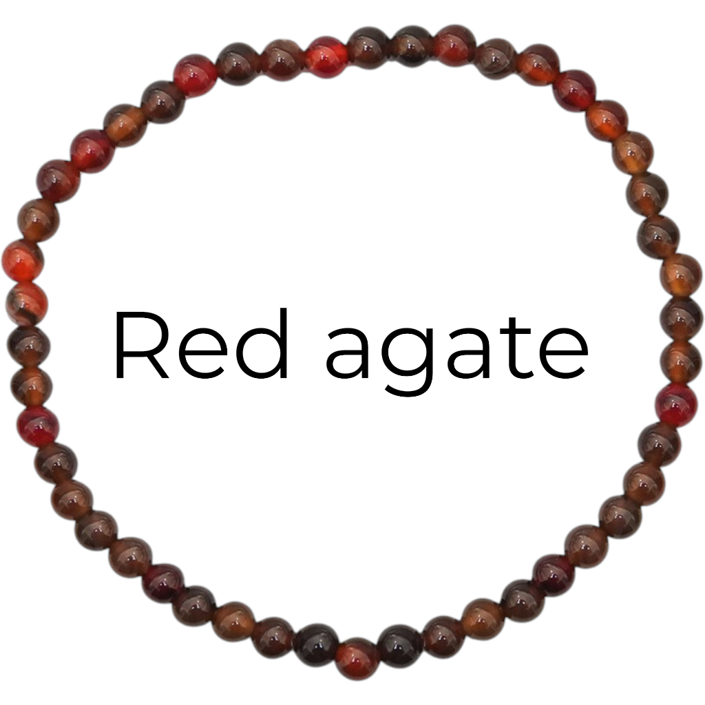 Semi Precious Stone Bracelet elasticated