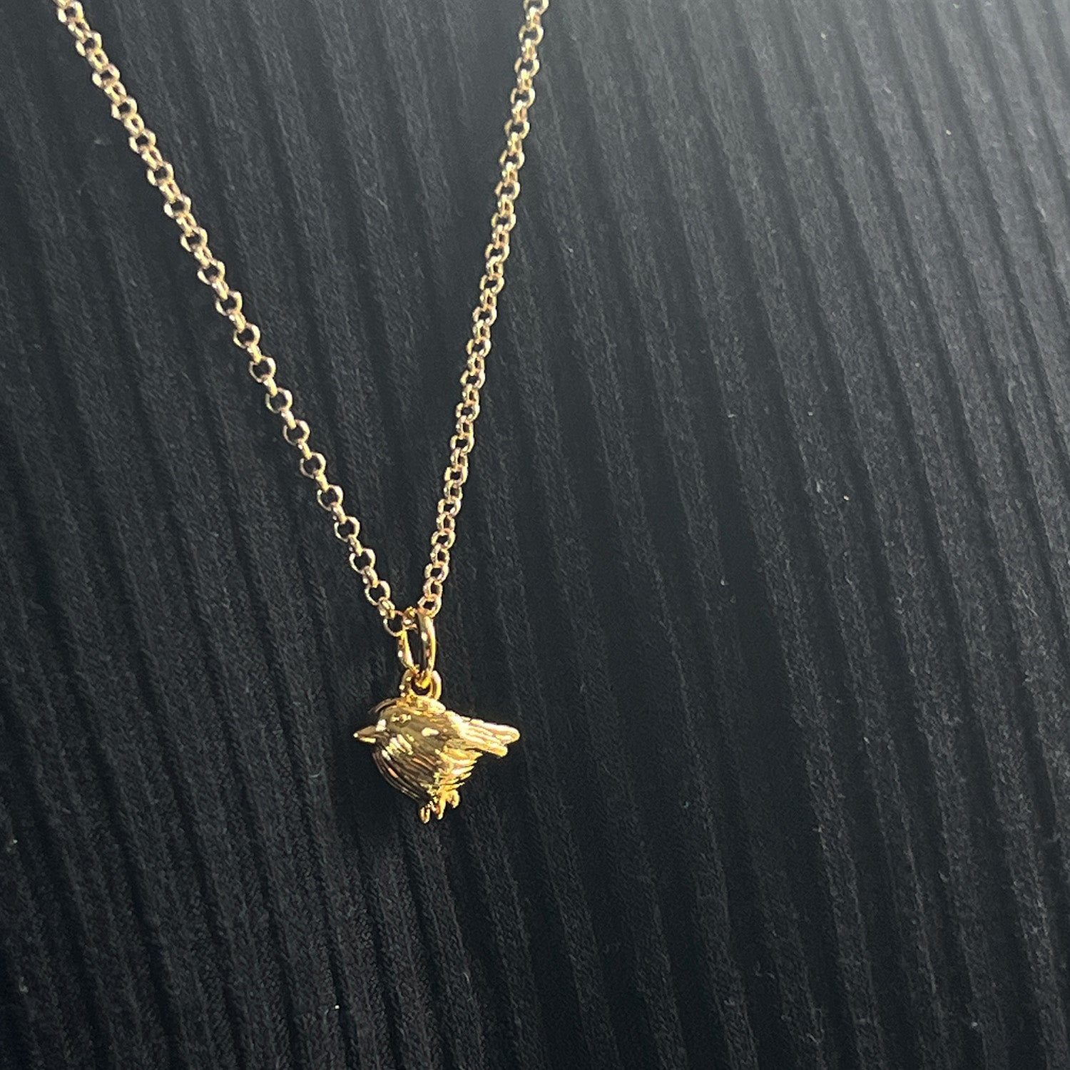Robin Charm on Baby Belcher Chain Short Or Long