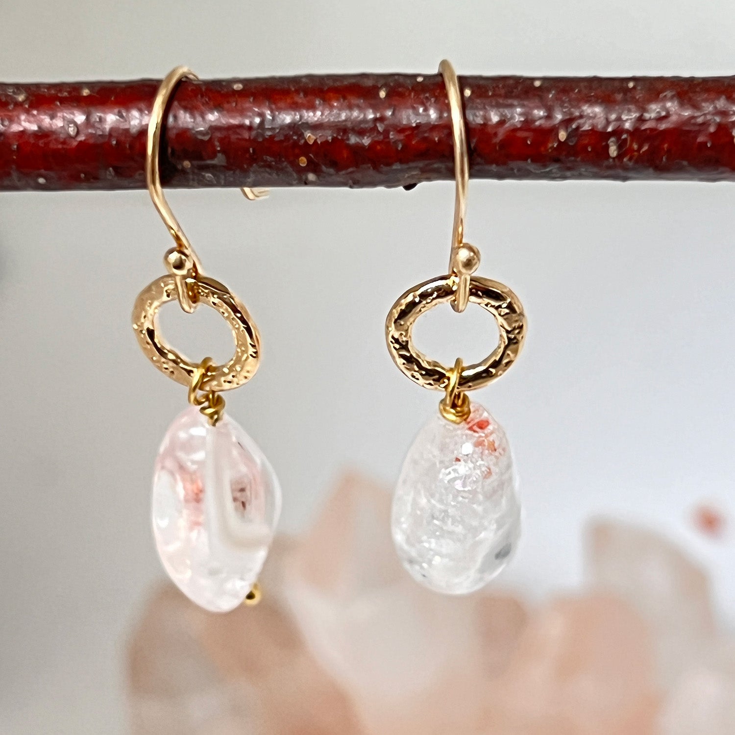 Gita Earrings Harlequin Quartz