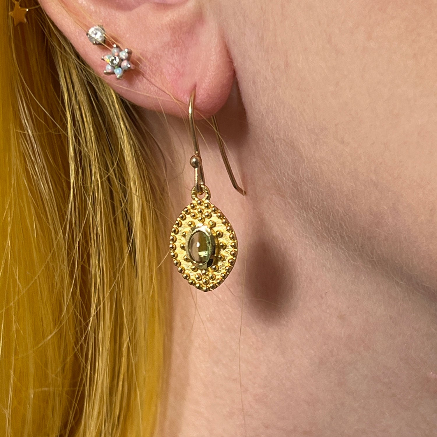 Surya Peridot Earrings