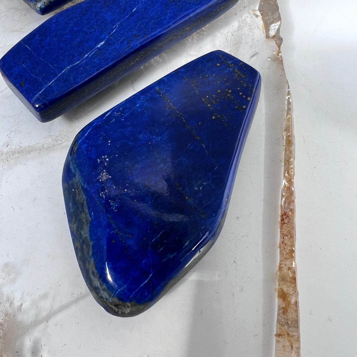 Lapis Lazuli natural  flat stone