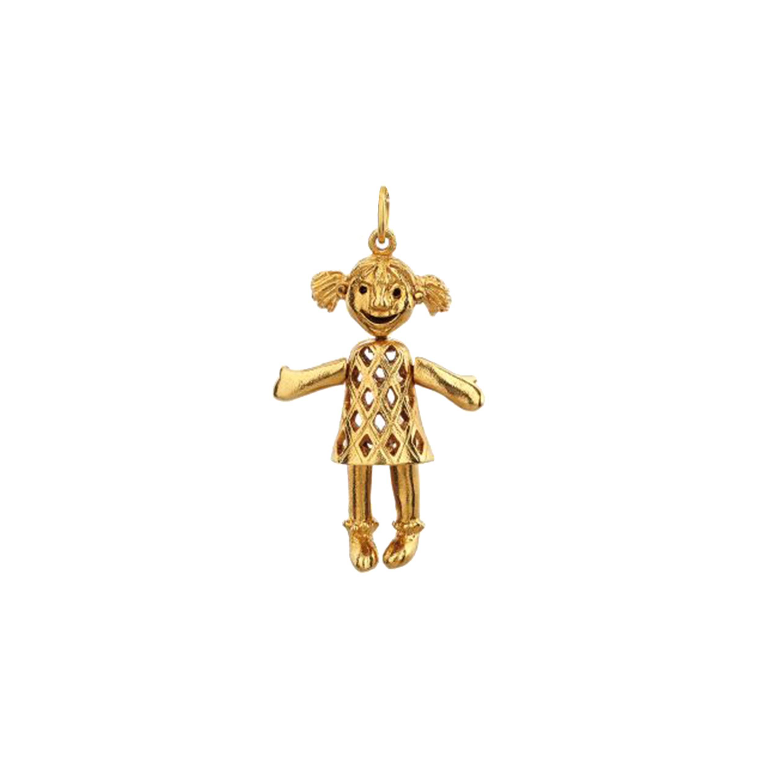 Articulated Doll Charm - Mirabelle Jewellery