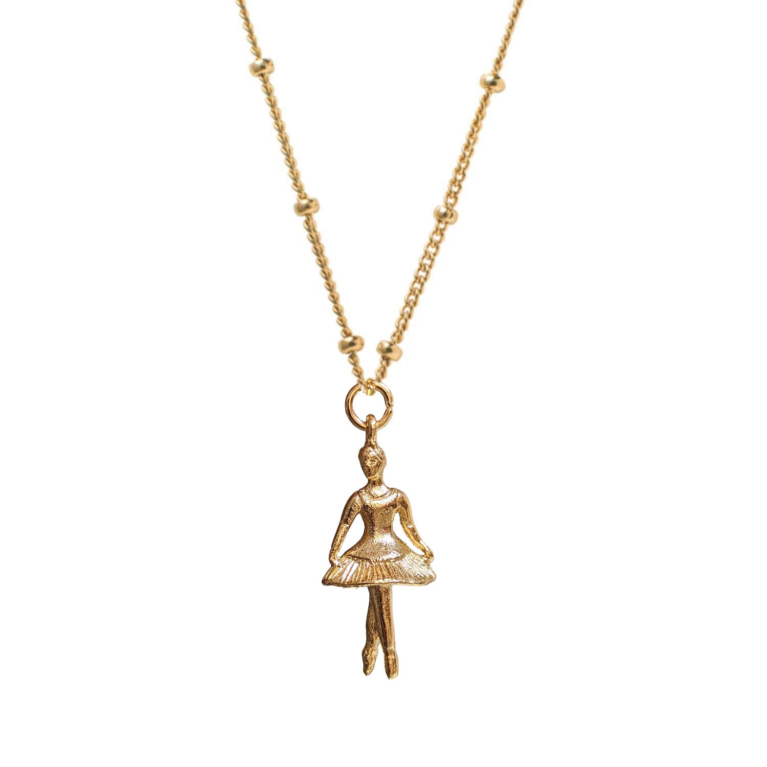 Carolina Ballerina Charm on Biba Chain