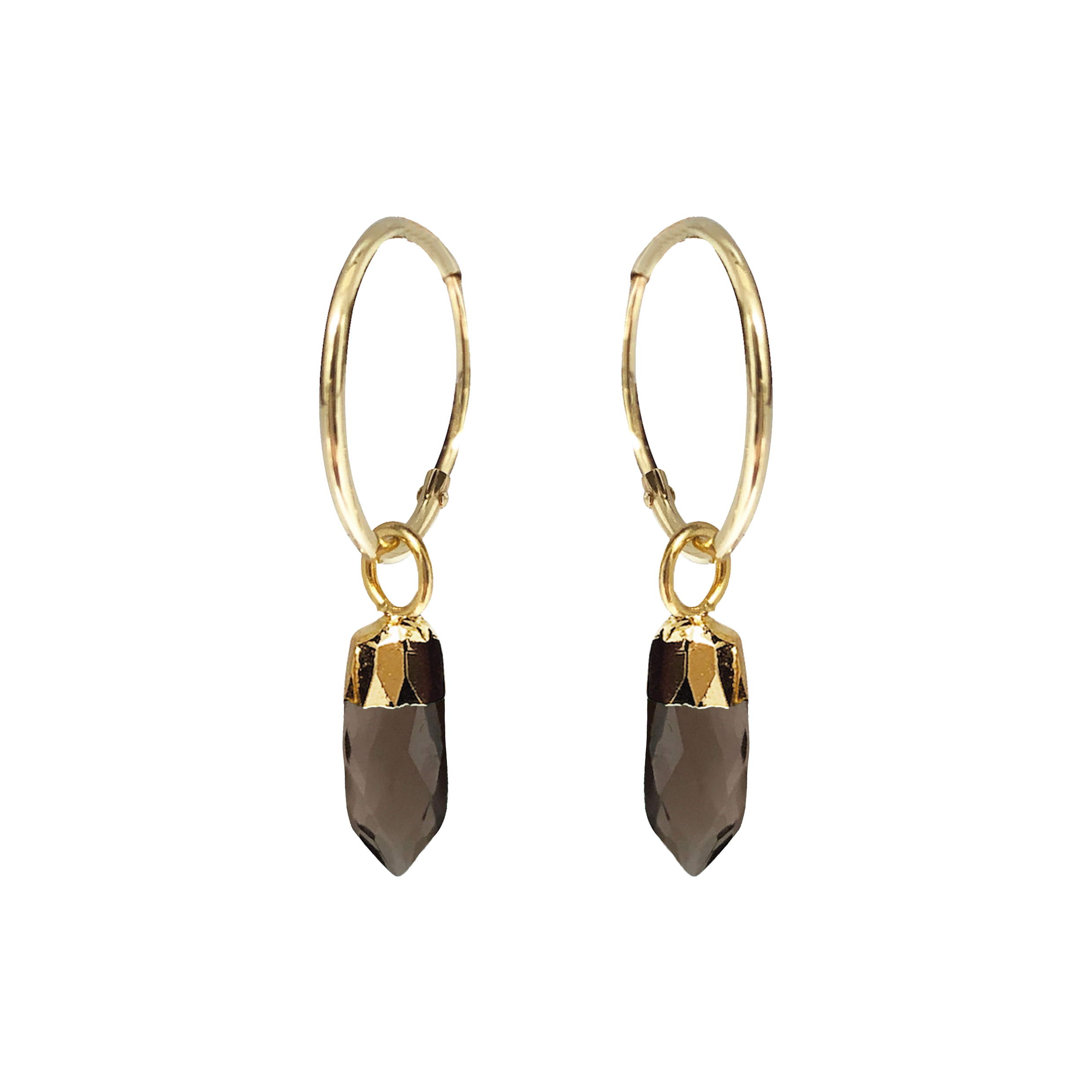Cora Creole with Mini Point Smokey Quartz