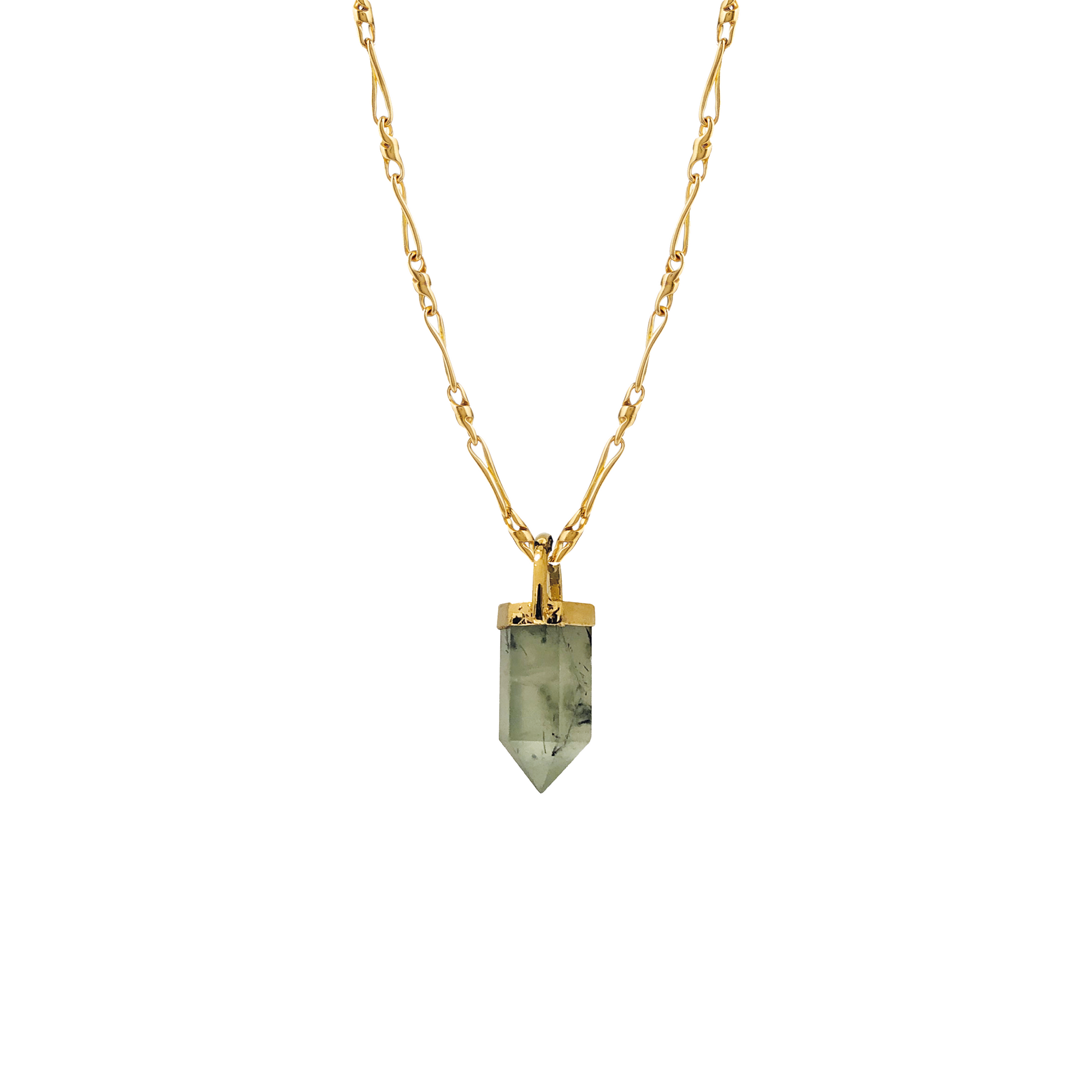 Green Prehnite Point on Torsade Chain