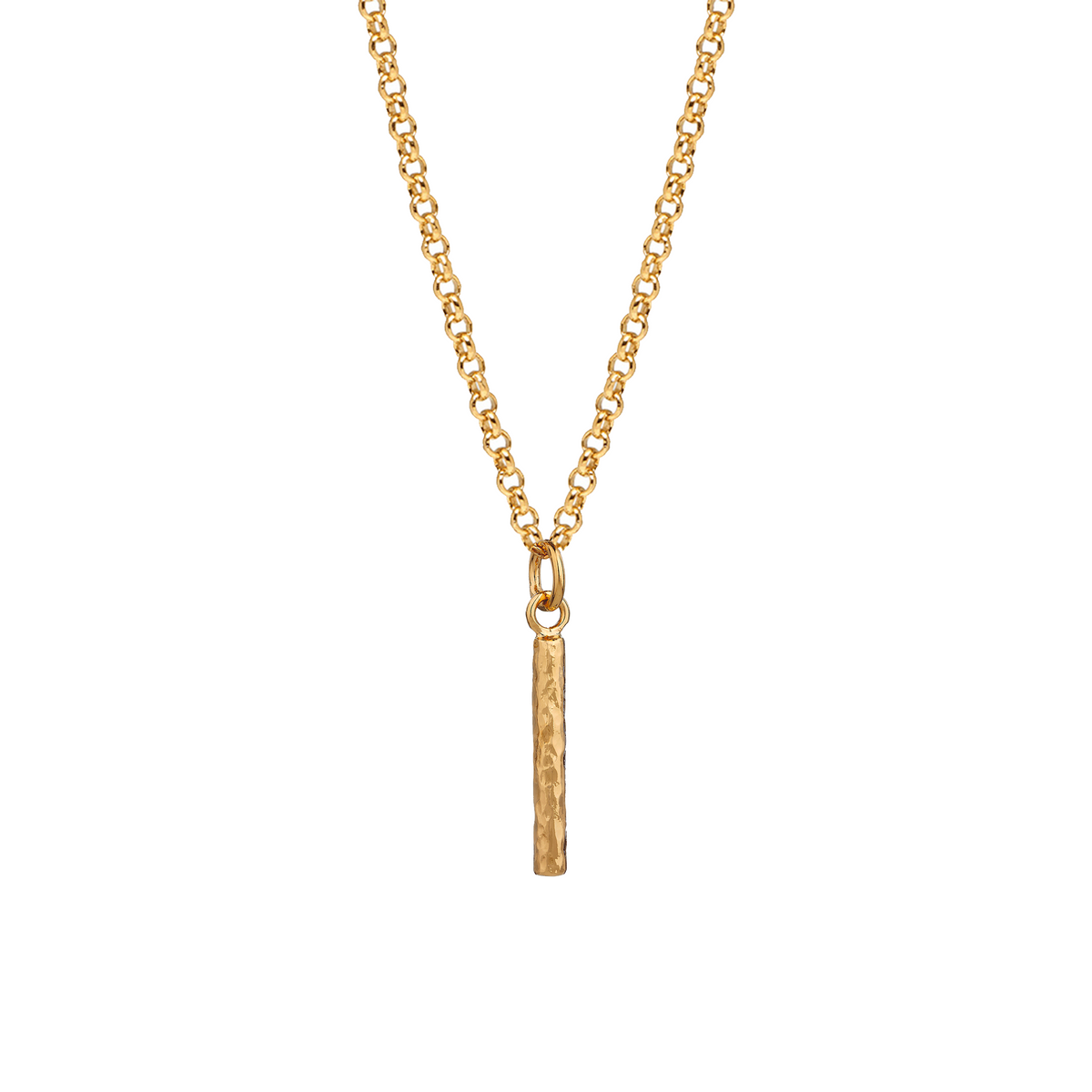 Bar top drop necklace