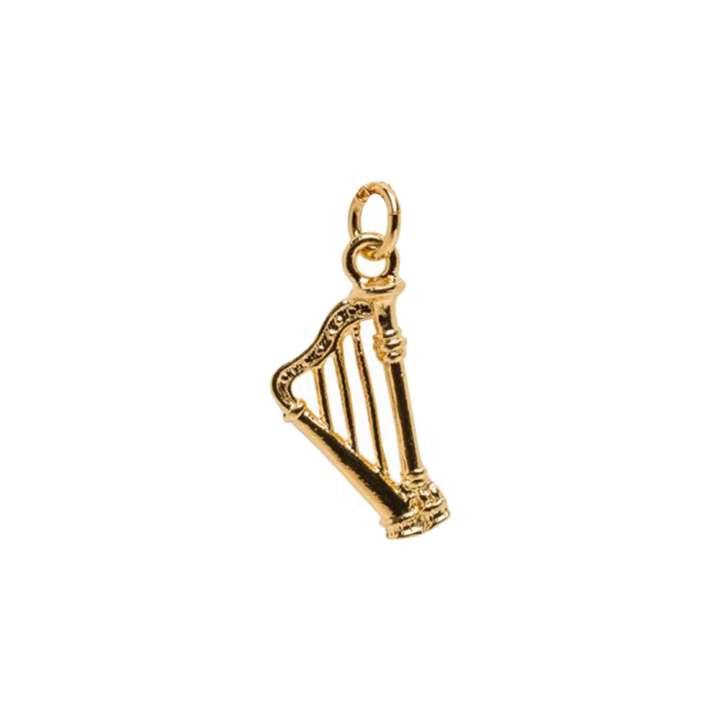 Harp Charm British Made - Mirabelle Jewellery