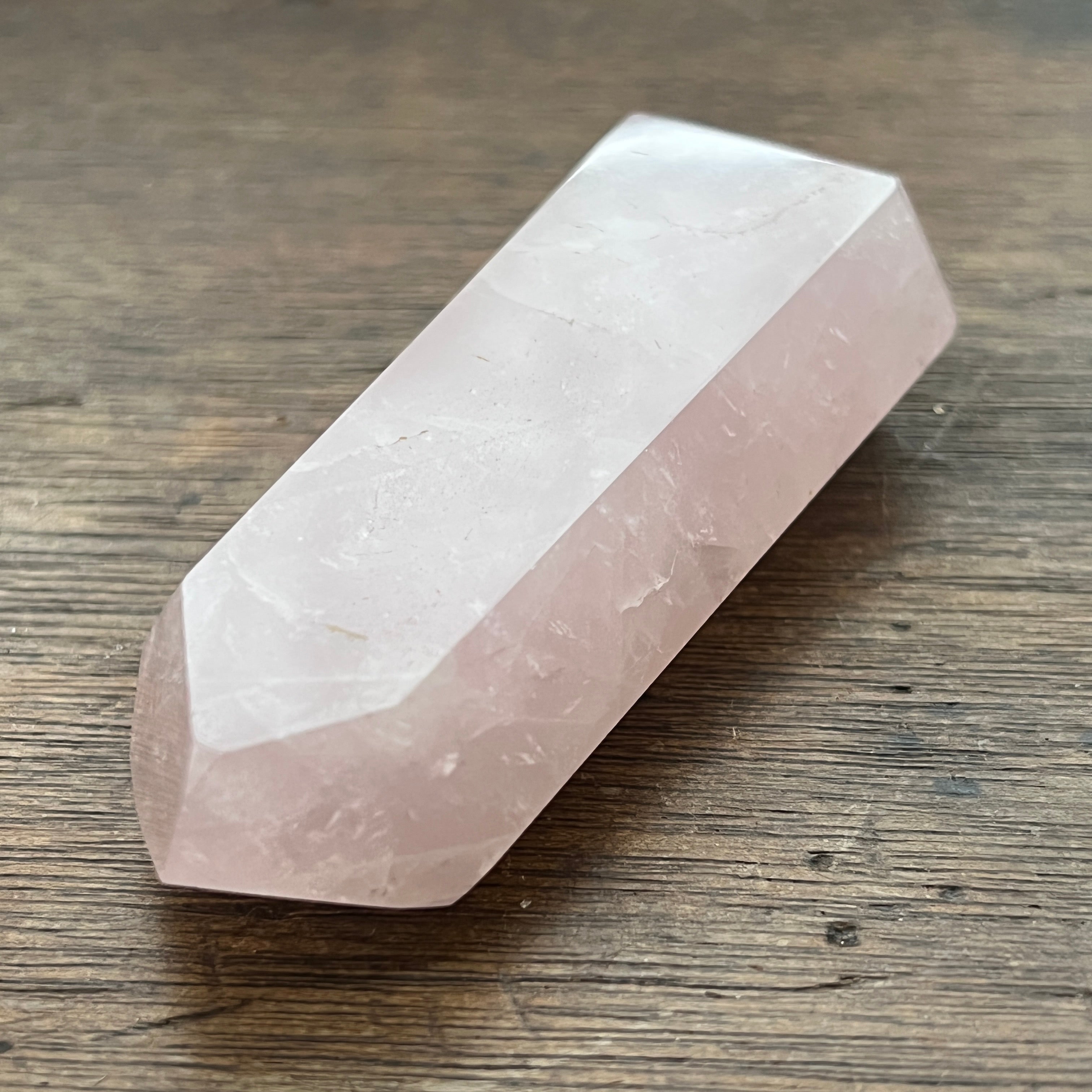 Rose Quartz Point From Brazil