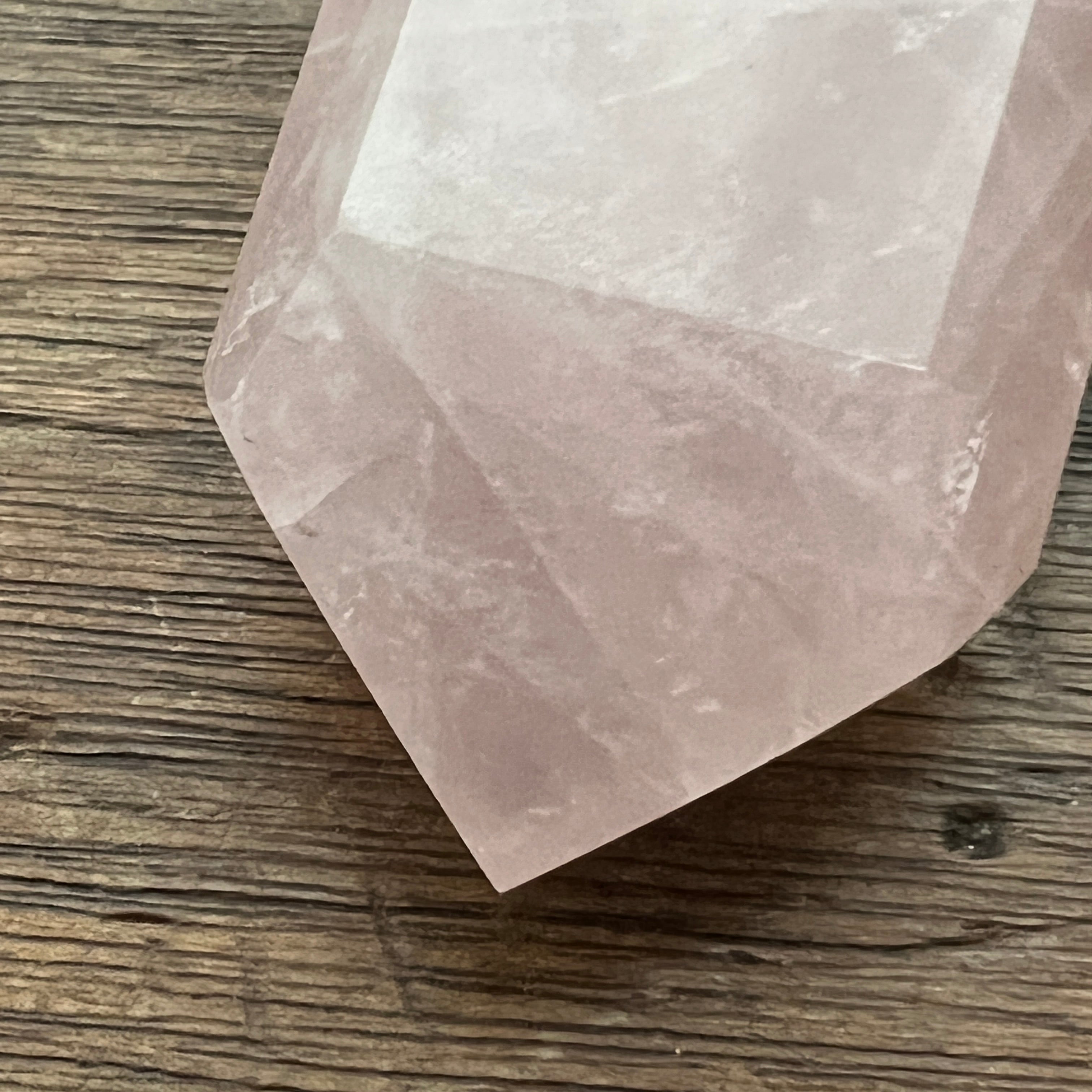 Rose Quartz Point From Brazil