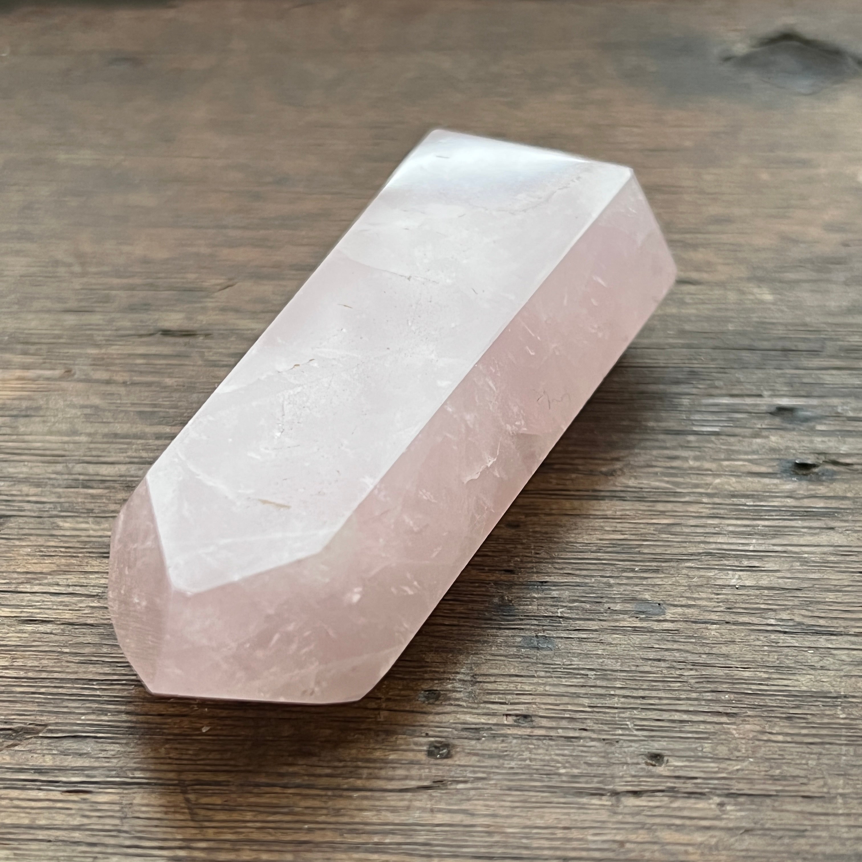 Rose Quartz Point From Brazil