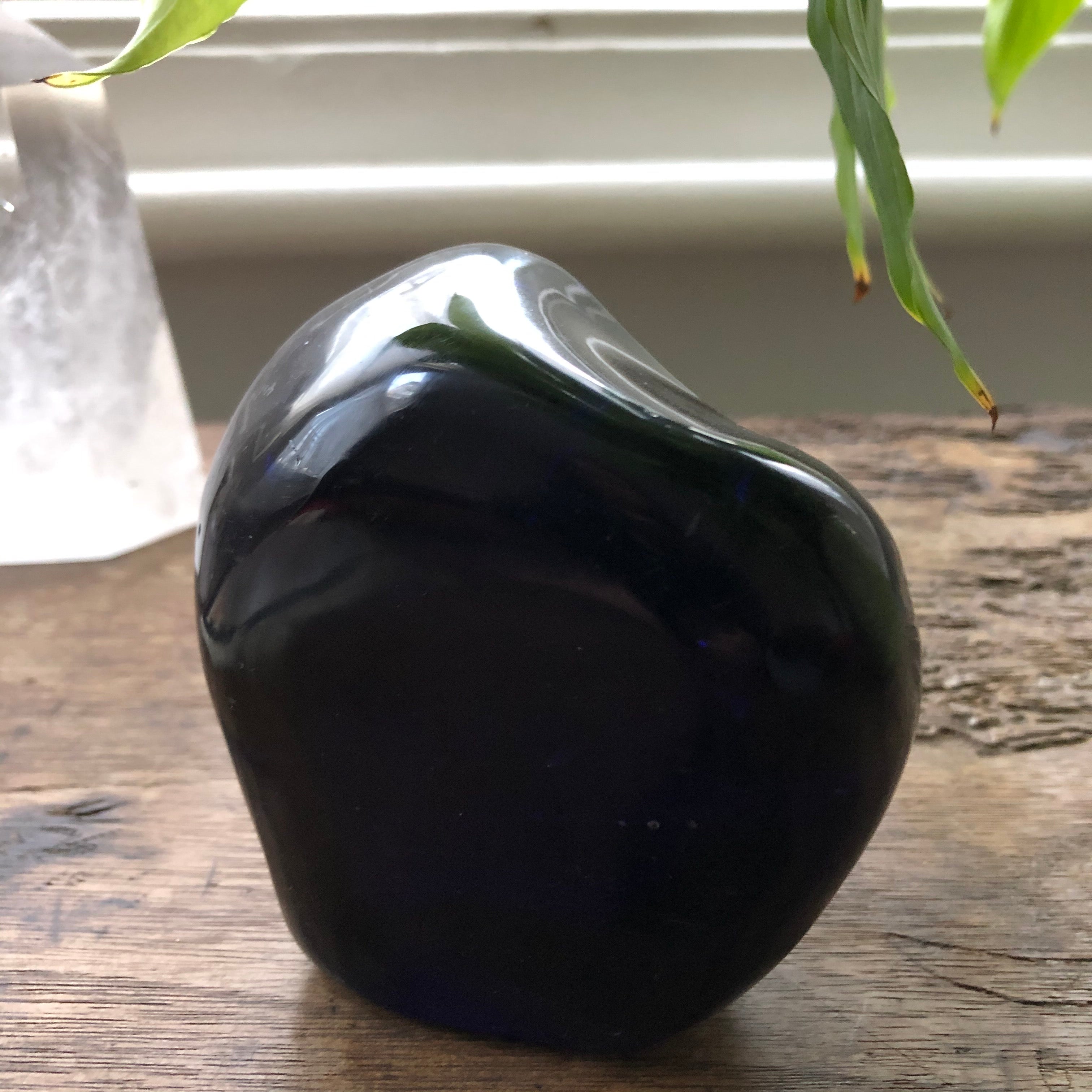 Unique Obsidian Freeform Polished From Java