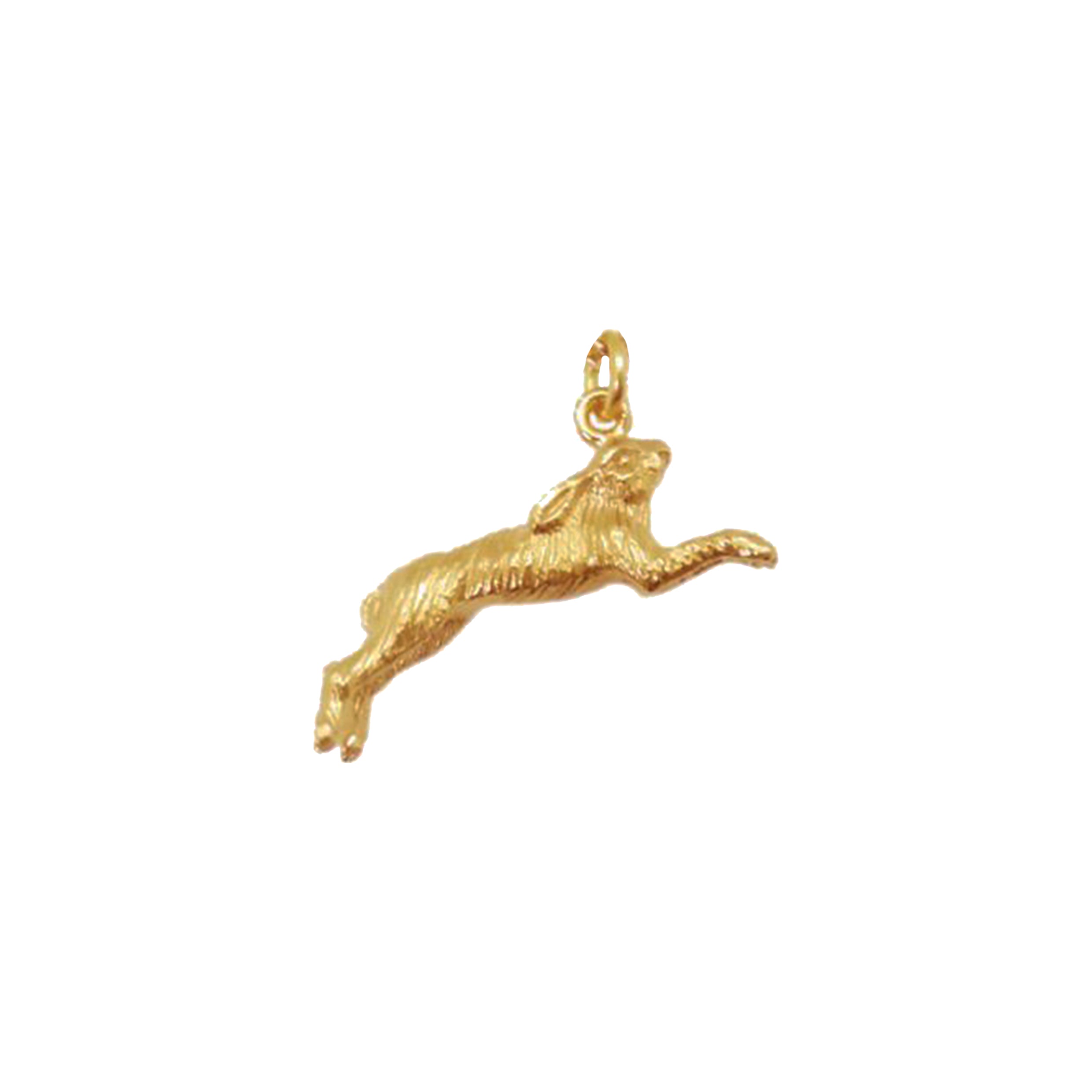Leaping Hare Small Charm - Mirabelle Jewellery
