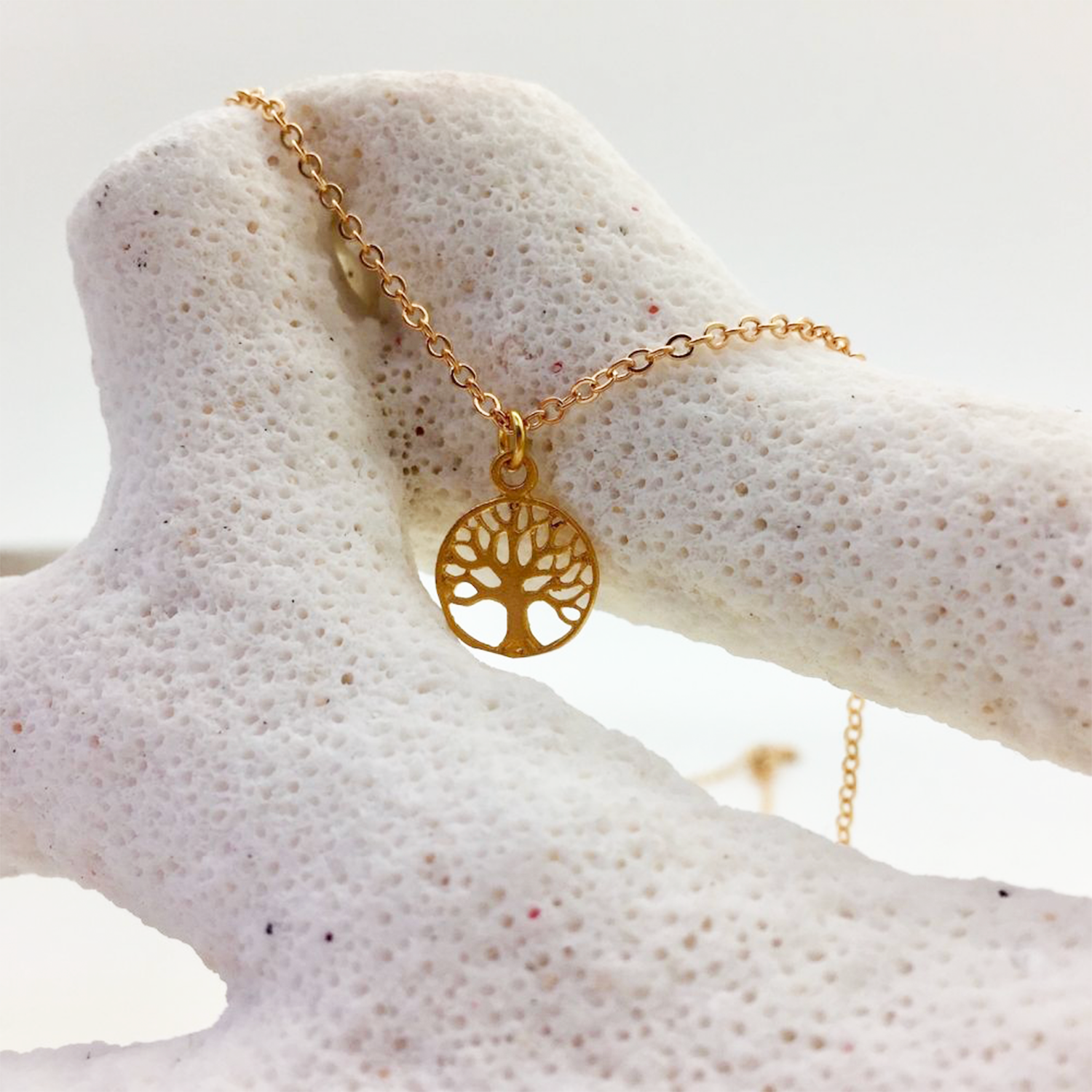 Mini Filigree Tree of Life Pendant - Mirabelle Jewellery