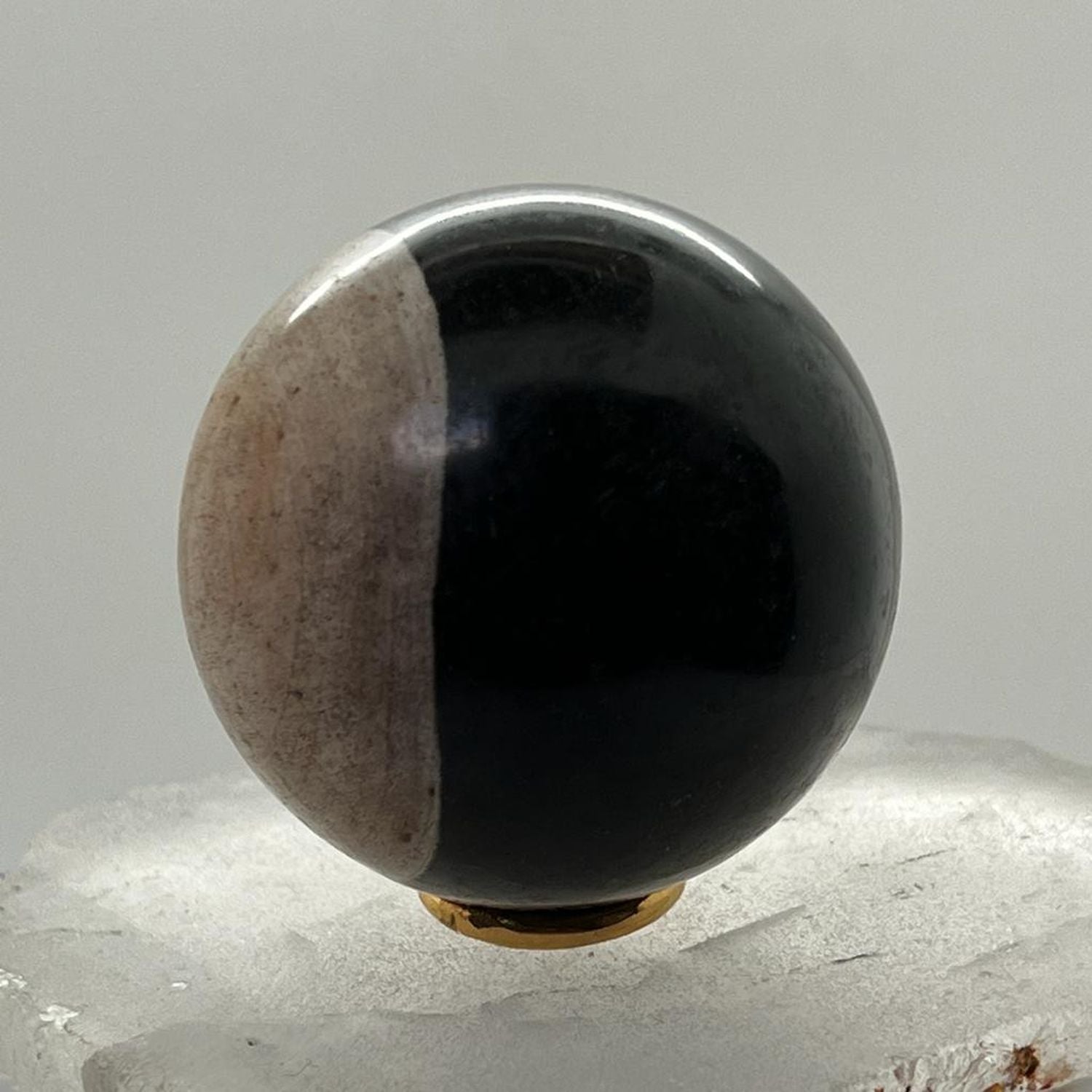 Unique Petrified wood Sphere  from Java