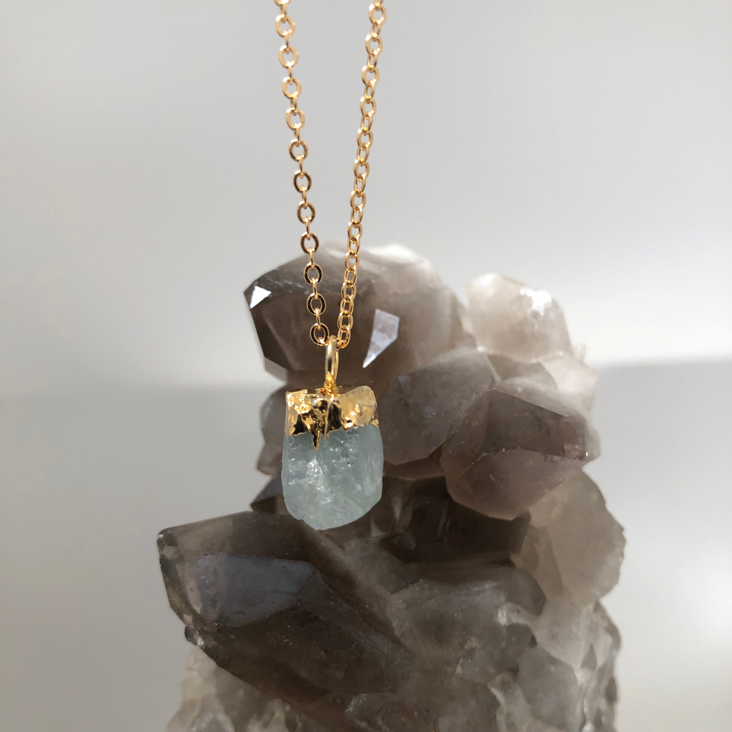 Raw Mineral Pendant