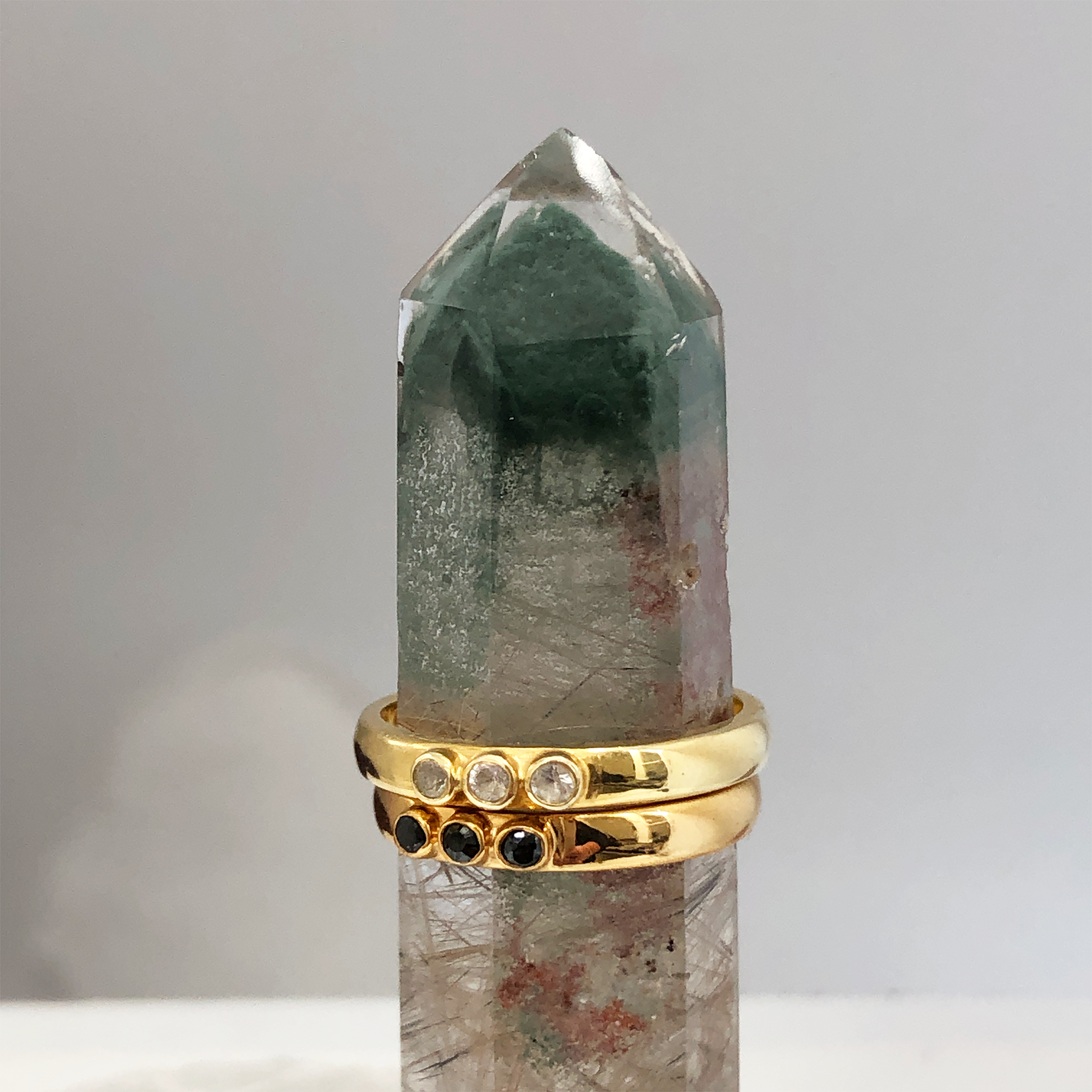Sarita Ring Rock Crystal - Mirabelle Jewellery