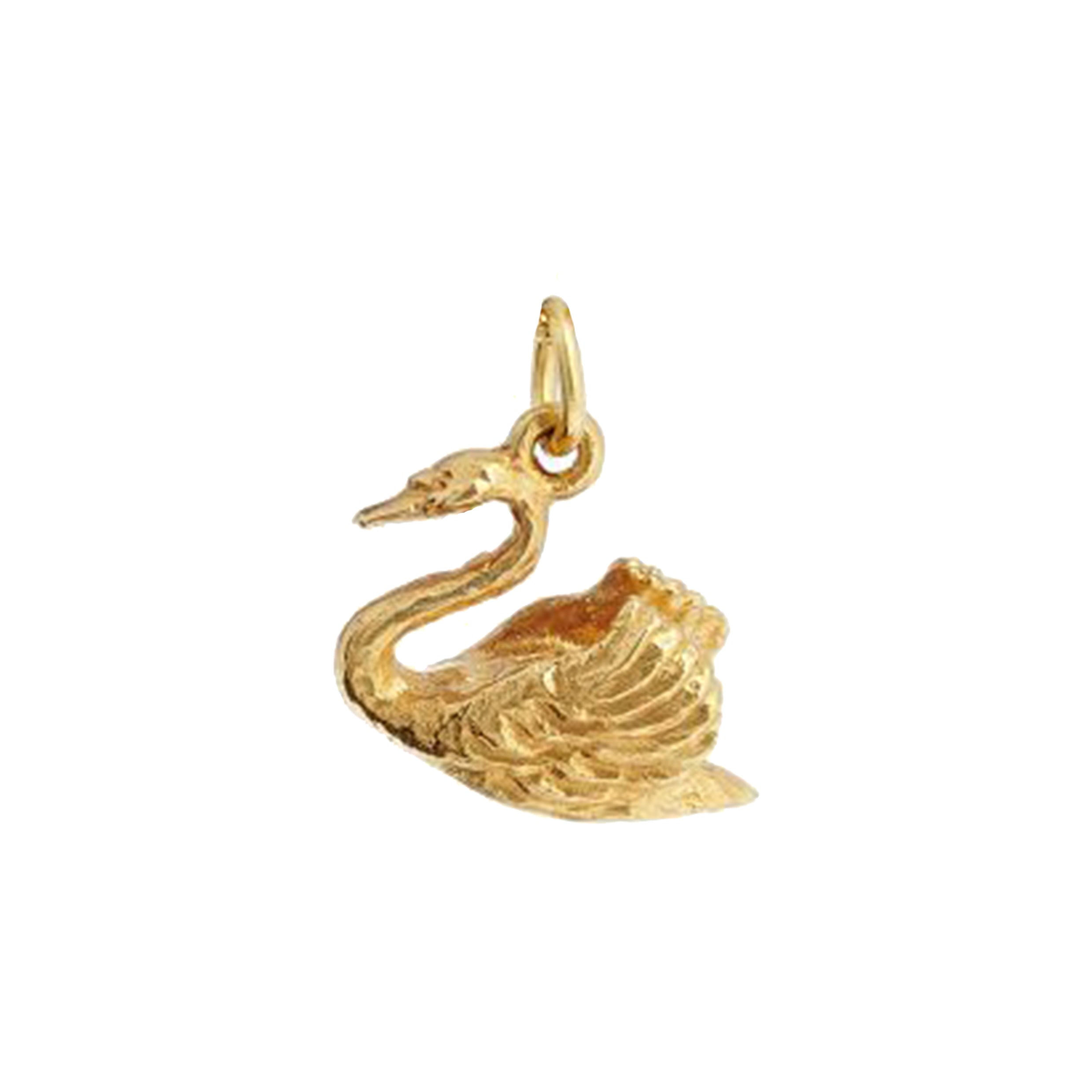 Small Swan Charm - Mirabelle Jewellery