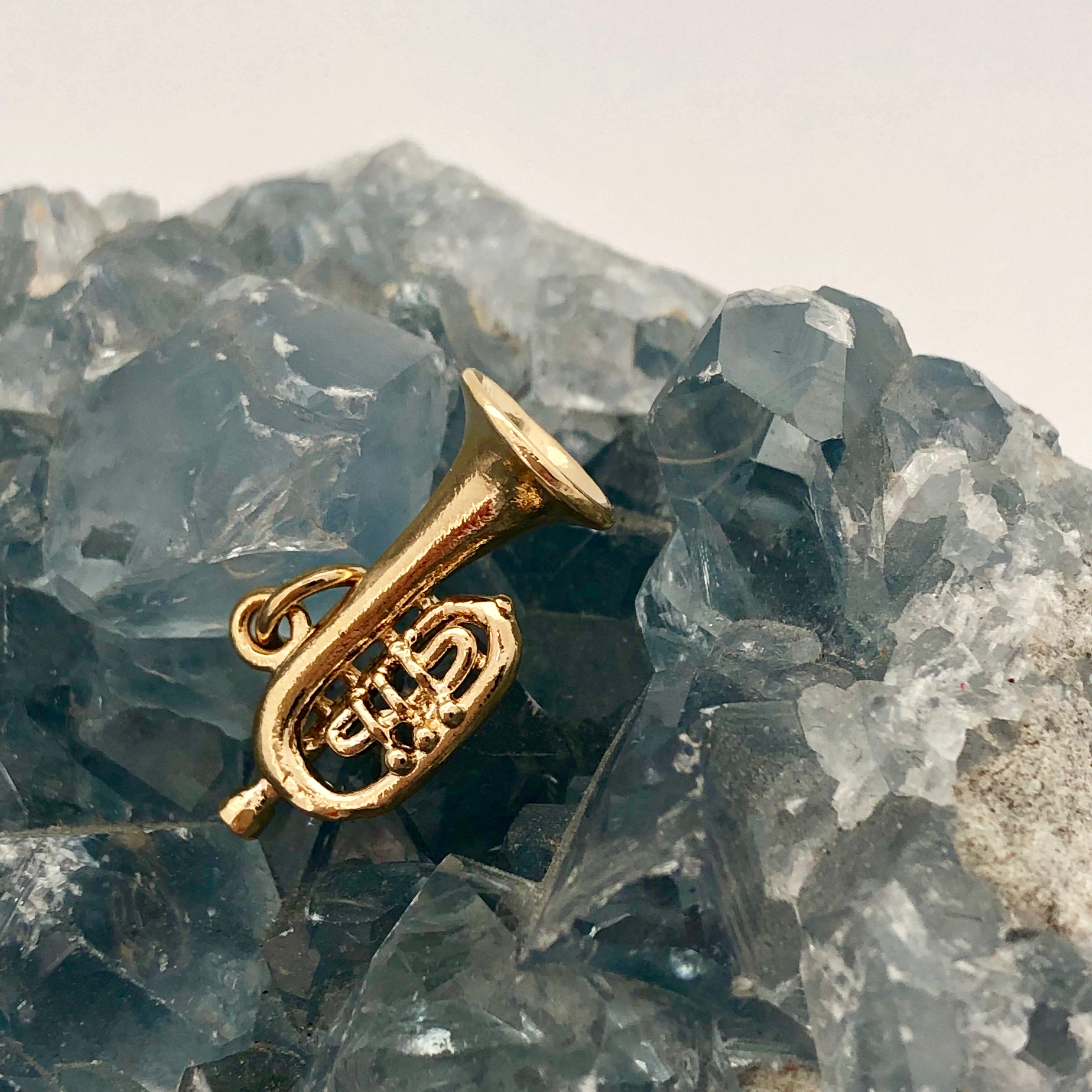 Trombone Charm - Mirabelle Jewellery