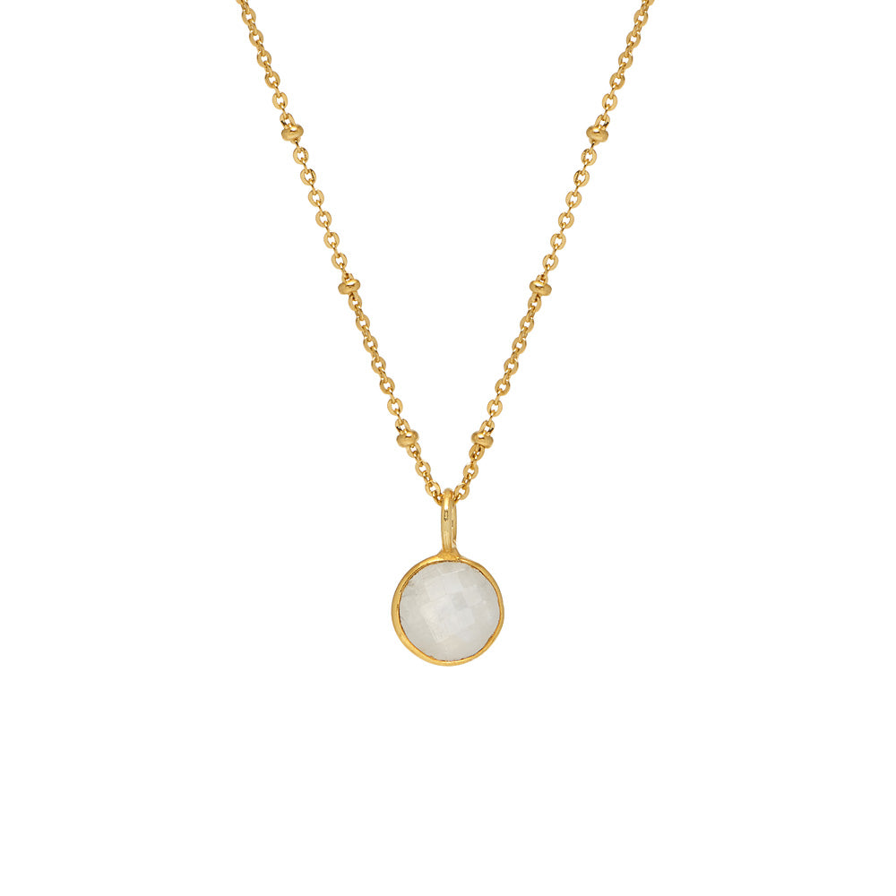 Astro Semi-Precious Birthstone Pendant - Mirabelle Jewellery