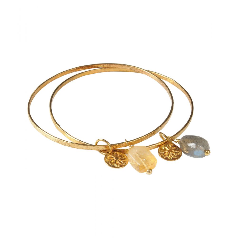 Niluh Bangle Semi Precious - Mirabelle Jewellery