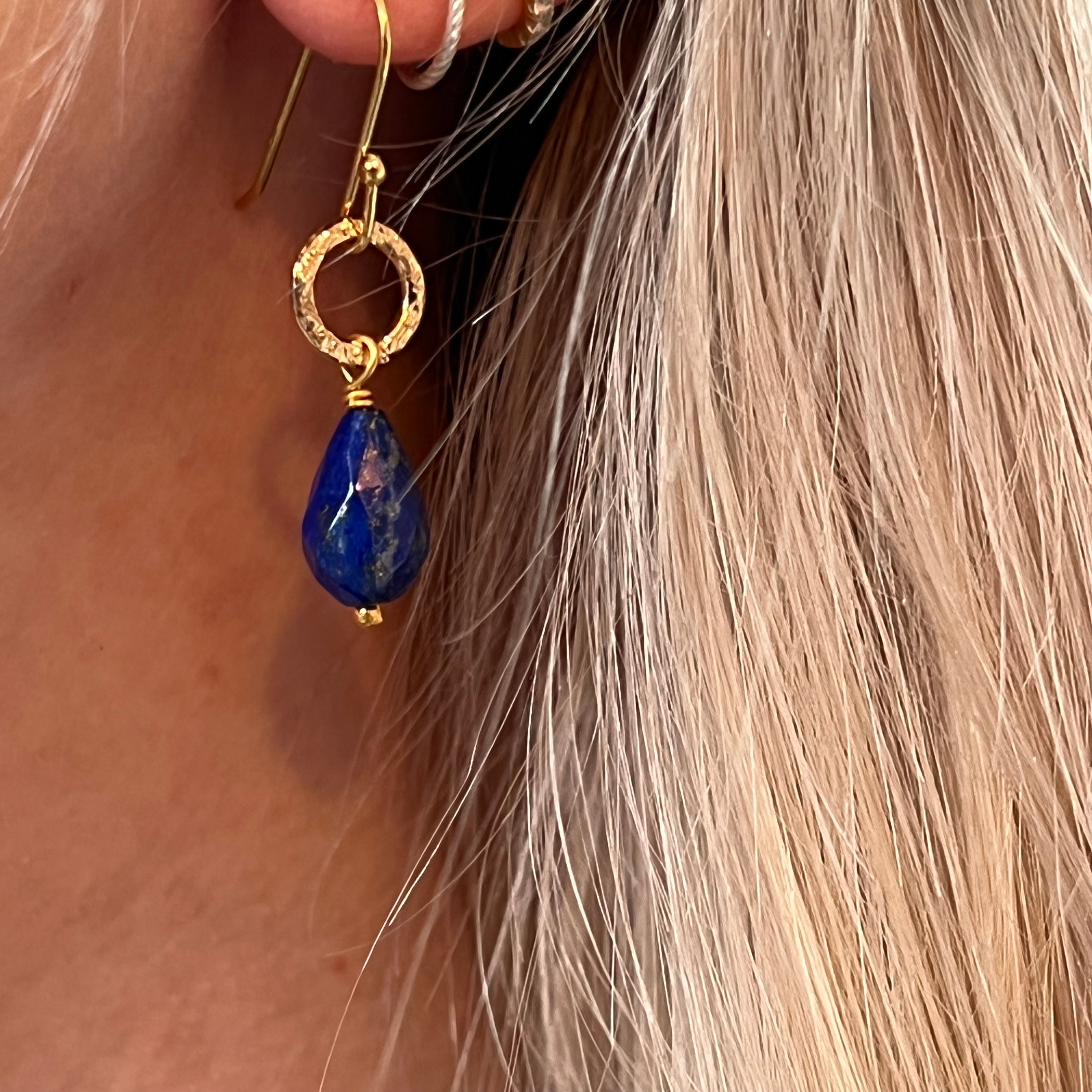 Gita Lapis Lazuli Drop Earrings