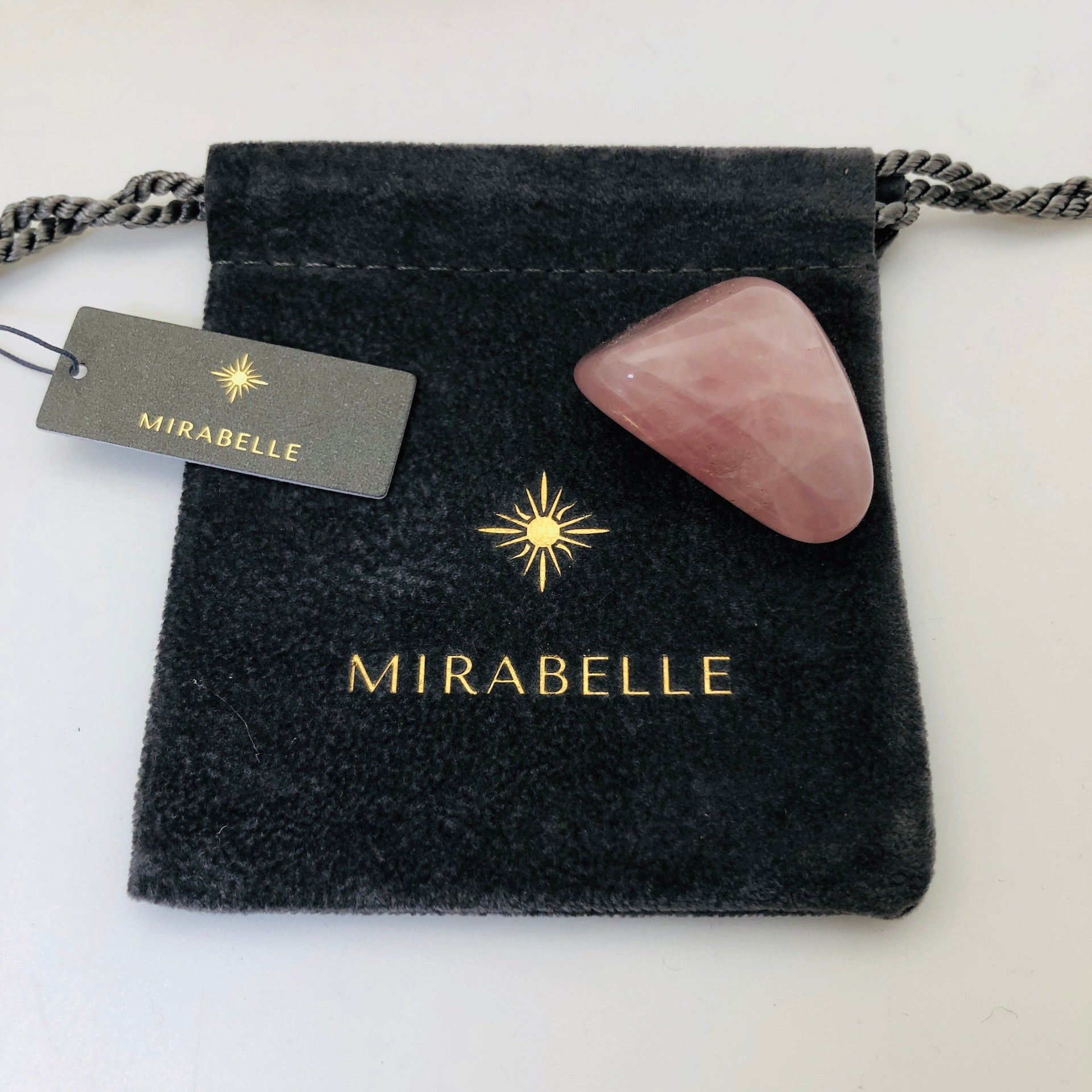 Rose quartz pebble for Love - Mirabelle Jewellery